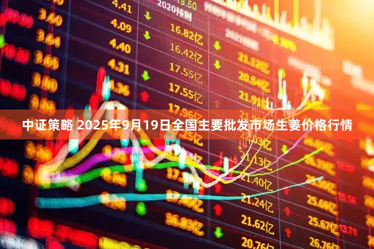 中证策略 2025年9月19日全国主要批发市场生姜价格行情